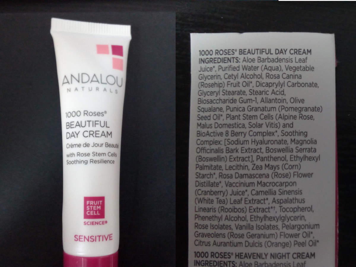 Andalou kit sensitive_crema dia