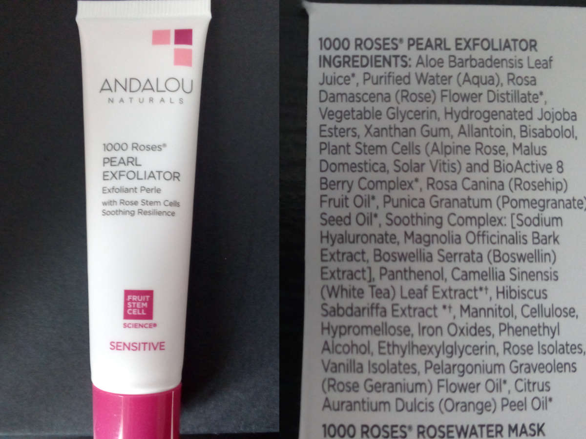 Andalou kit sensitive_exfoliante