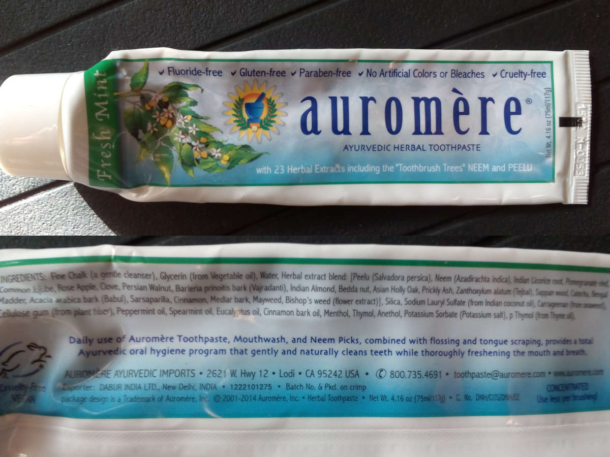 Auromere pasta dientes