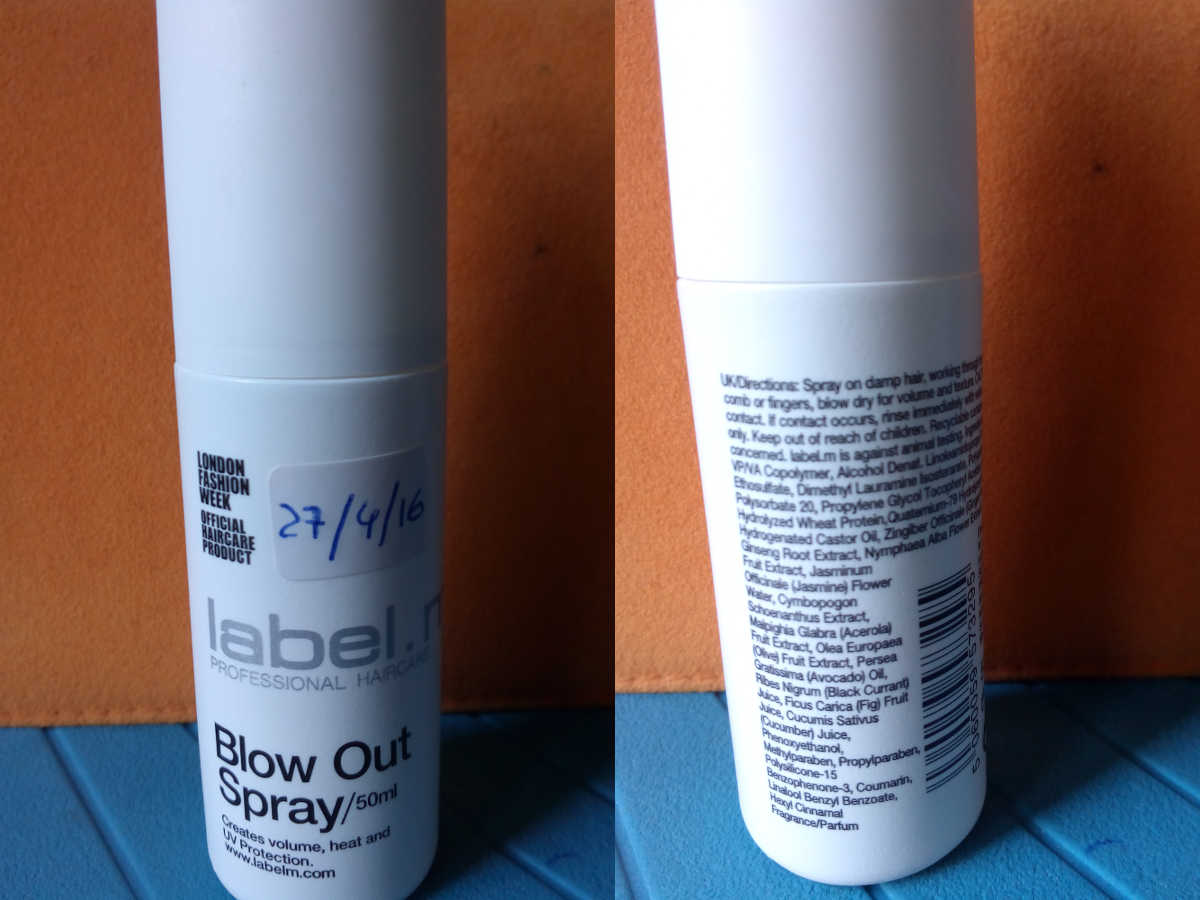 Label M spray protector pelo